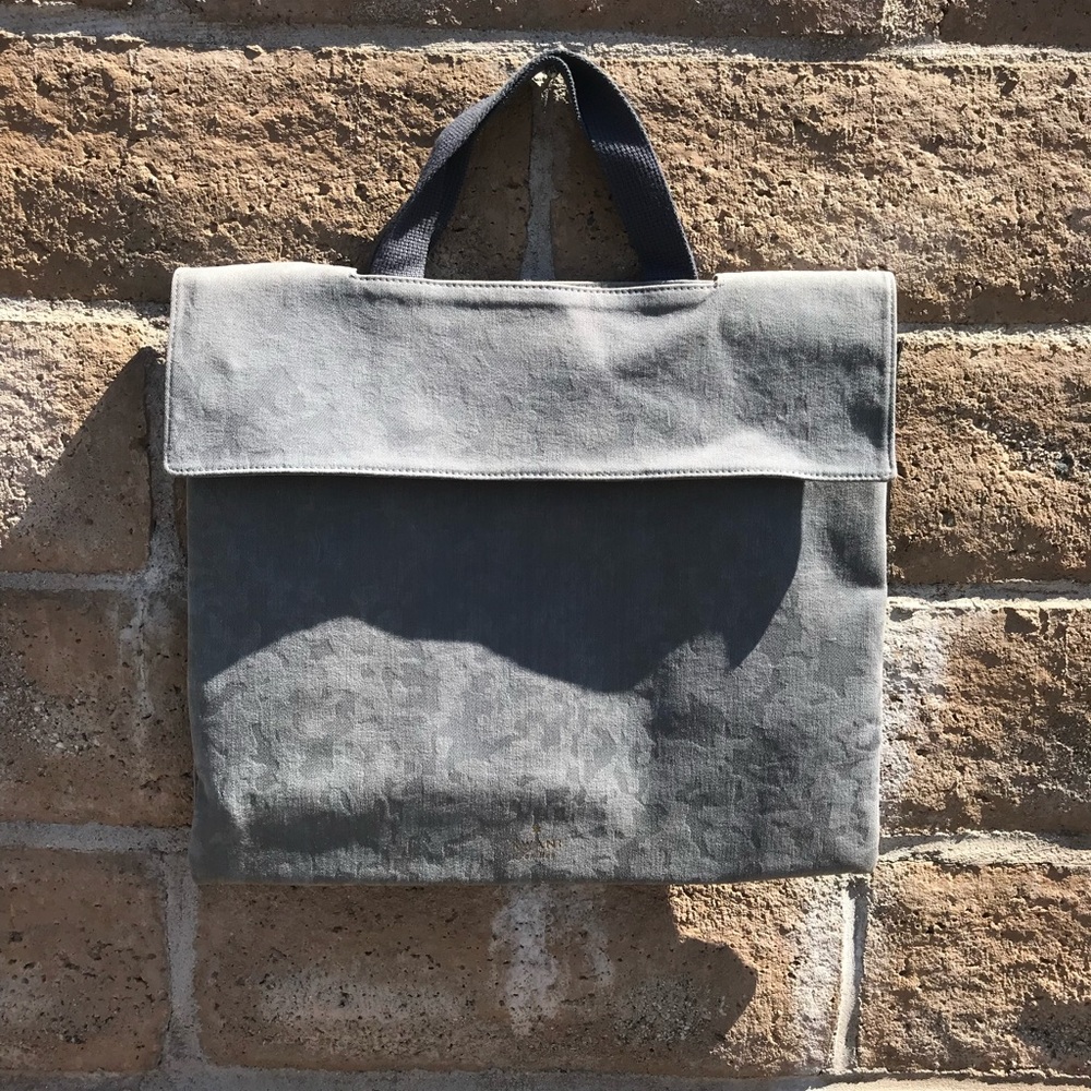 Kwani Flap Tote Bag Gray